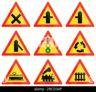 Carrefour en Finlande. Banque D'Images