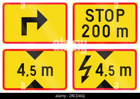 Tournez à droite en Finlande. Banque D'Images