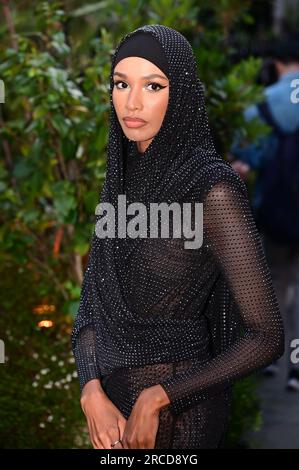 LONDRES, ANGLETERRE - 13 JUILLET : Ikram Abdi Omar assiste à la British Vogue x autoportrait Summer Party au Chiltern Firehouse le 13 juillet 2023 à Londres, en Angleterre. Crédit : Voir Li/Picture Capital/Alamy Live News Banque D'Images