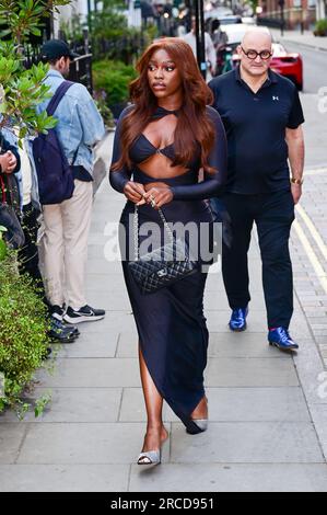 LONDRES, ANGLETERRE - 13 JUILLET : la fête d'été Vogue x autoportrait britannique au Chiltern Firehouse le 13 juillet 2023 à Londres, Angleterre. Crédit : Voir Li/Picture Capital/Alamy Live News Banque D'Images