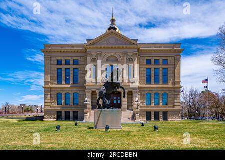 Le centre d'administration de Cheyenne, Wyoming Banque D'Images