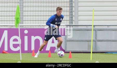 Gelsenkirchen, Deutschland. 29 juin 2023. Firo : 06/29/2023, football, football, 2e division, 2e Bundesliga, Saison 2023/2024, FC Schalke 04, entraînement, Marius BULTER en entraînement individuel crédit : dpa/Alamy Live News Banque D'Images