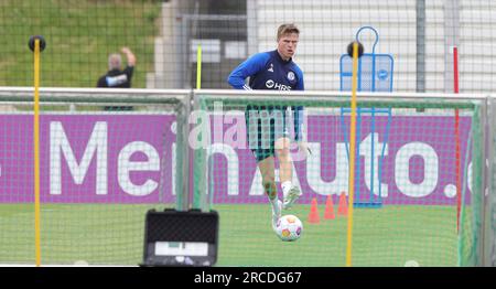 Firo : 06/29/2023, football, football, 2e division, 2e Bundesliga, Saison 2023/2024, FC Schalke 04, entraînement, Marius BULTER en entraînement individuel Banque D'Images