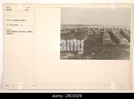 Centre hospitalier beau Desert, France. Photographie prise par le signal corps. La photo a été émise avec le symbole eu, et il est associé au numéro 64082. La description indique qu'il s'agit d'une photo du Centre hospitalier beau Desert en France. Les notes de référence indiquent C NOTES 064082 E. Banque D'Images