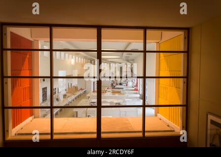 Reconstruction de l'appartement de type E2 de la Cité radieuse de Marseille par le Corbusier, , Musée de l'Architecture et du Patrimoine au Palais de CH Banque D'Images