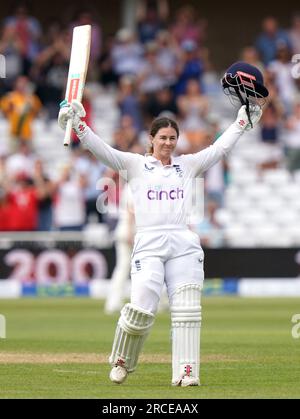 Photo du dossier datée du 24-06-2023 de Tammy Beaumont, l'anglaise, qui a loué la confiance et la « confiance en chacun » au sein de l'équipe anglaise alors qu'elle vise plus de succès Ashes dimanche. Date de parution : Vendredi 14 juillet 2023. Banque D'Images