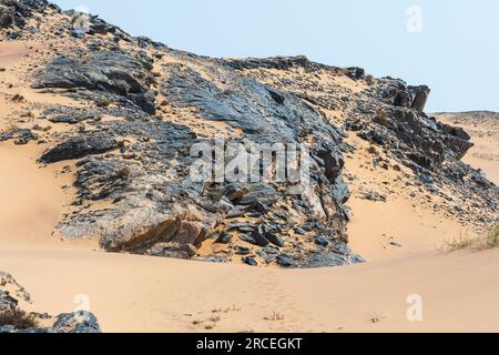 Dunes de sable sur Hoanib Skeleton Coast en Namibie Banque D'Images