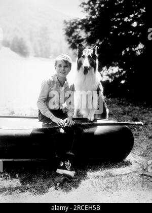 Jon Provost, Lassie, 'Lassie', circa (1958). Crédit photo : CBS Banque D'Images