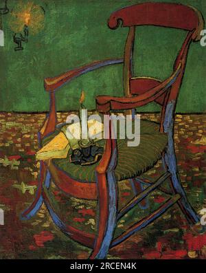 Armchair de Paul Gauguin 1888 ; Arles, Bouches-du-Rhône, France de Vincent van Gogh Banque D'Images