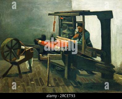 Weaver 1884 ; Nunen / Nuenen, pays-Bas de Vincent van Gogh Banque D'Images