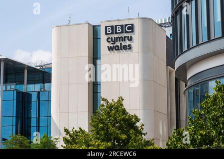 Bâtiment BBC Wales à Cardiff, pays de Galles Banque D'Images