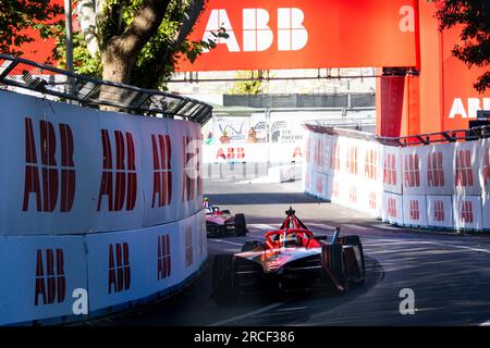 27 DENNIS Jake (gbr), Avalanche Andretti Formula E, Spark-Porsche, Porsche 99X Electric, action lors de l’ePrix Hankook Rome 2023, 10e rencontre du Championnat du monde ABB FIA Formula E 2022-23, sur le circuit Cittadino dell’EUR du 14 au 16 juillet 2023 à Rome, Italie - photo Julien Delfosse / DPPI Banque D'Images