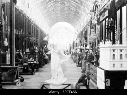 The Nave, London International Exhibition, South Kensington, en 1862 Banque D'Images