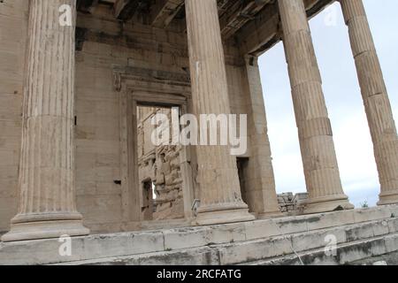 Vue depuis l'Acropole, Grèce Banque D'Images