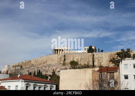 Acropole à Athènes, Grèce Banque D'Images