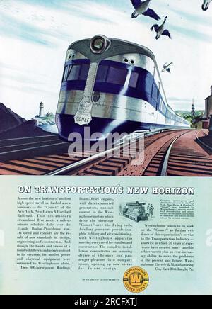 Vintage Time Magazine 6 juillet 1936 publication publicitaire, États-Unis Banque D'Images