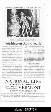 Vintage Time Magazine 6 juillet 1936 publication publicitaire, États-Unis Banque D'Images