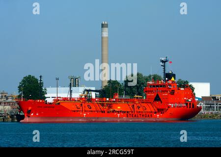 LPG Tanker, le Havre, France Banque D'Images