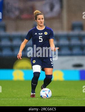 14 juillet 2023 ; Dens Park, Dundee, Écosse : International football Womens friendly, Écosse contre Irlande du Nord ; Sophie Howard d'Écosse Banque D'Images