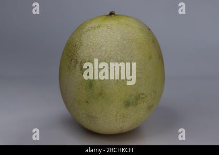 Melon Honeydew. C'est l'un des deux principaux types de cultivars du groupe Cucumis melo Inodorus. Il se caractérise par la croûte lisse et l'absence d'odou musqué Banque D'Images