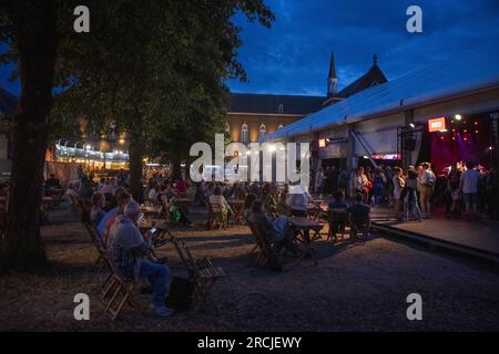 Gand, Belgique. 14 juillet 2023. L'illustration montre le festival de jazz de Gand à Gand, vendredi 14 juillet 2023. L'édition de cette année aura lieu du 5 au 15 juillet. BELGA PHOTO NICOLAS MAETERLINCK crédit : Belga News Agency/Alamy Live News Banque D'Images