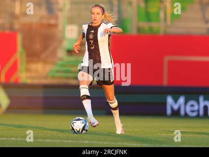 Furth, Deutschland. 07 juillet 2023. Firo : football 07.07.2023, match test, match amical, préparation pour la coupe du monde 2023, coupe du monde féminine saison 2023/2024, match national 23/24, équipe nationale senior féminine, Allemagne, Allemagne - Zambie 2:3 Kathrin Hendrich, action individuelle, GER/dpa/Alamy Live News Banque D'Images