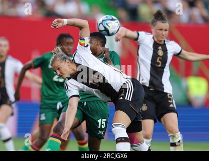 Furth, Deutschland. 07 juillet 2023. Firo : football 07.07.2023, test match, match amical, préparation pour la coupe du monde 2023, coupe du monde féminine saison 2023/2024, match national 23/24, équipe nationale senior féminine, Allemagne, Allemagne - Zambie 2:3 duels, Alexandra Popp, GER/dpa/Alamy Live News Banque D'Images