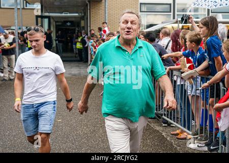 Barendrecht, pays-Bas. 15 juillet 2023. Barendrecht - Johan Boskamp lors du match amical entre Feyenoord et Royale Union Saint-Gilloise au Sportpark Smitshoek le 15 juillet 2023 à Barendrecht, pays-Bas. Crédit : photos boîte à boîte/Alamy Live News Banque D'Images