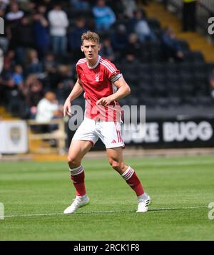 Meadow Lane, Nottingham, Royaume-Uni. 15 juillet 2023. Pré-saison football amical, Notts County contre Nottingham Forest ; Ryan Yates de Nottingham Forest Credit : action plus Sports/Alamy Live News Banque D'Images