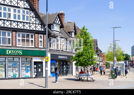 Dixons ventes et louage agents Immobilier Poplar Road Solihull Solihull Town centre West Midlands England UK GB Europe Banque D'Images