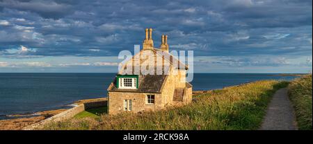 The Bathing House à Howick, près de Craster sur la côte du Northumberland, au nord-est de l'angleterre, royaume-uni Banque D'Images