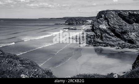 Les petites vagues entrent en jeu Banque D'Images