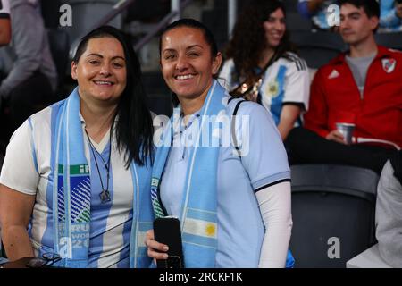 Sydney, Australie. 15 juillet 2023 ; CommBank Stadium , Sydney, Australie : le championnat de rugby eToro Australie contre Argentine ; Argentian Supporters crédit : action plus Sports Images/Alamy Live News Banque D'Images