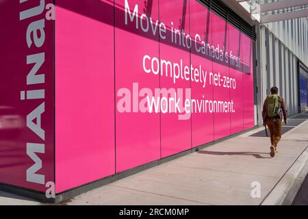 Campus collaboratif main Alley environnement de travail net-zéro adjacent à la zone industrielle Mount Pleasant de Vancouver, C.-B., Canada Banque D'Images