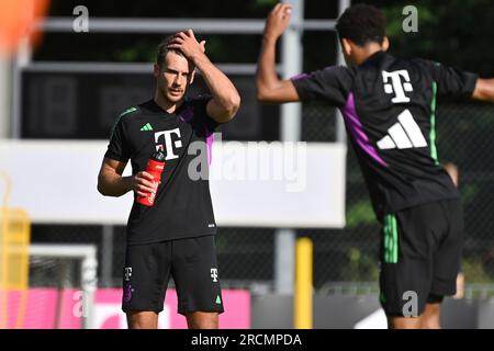 Rottach Egern, Deutschland. 15 juillet 2023. Leon GORETZKA (FC Bayern Munich), Training FC Bayern Munich. Camp d'entraînement à Rottach Egern le 15 juillet 2023. Football 1e Bundesliga, saison 2023/2024. ? Crédit : dpa/Alamy Live News Banque D'Images