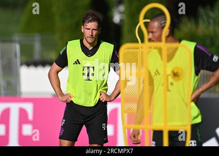 Rottach Egern, Deutschland. 15 juillet 2023. Leon GORETZKA (FC Bayern Munich), Training FC Bayern Munich. Camp d'entraînement à Rottach Egern le 15 juillet 2023. Football 1e Bundesliga, saison 2023/2024. ? Crédit : dpa/Alamy Live News Banque D'Images