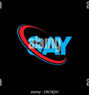 DITES logo. DITES lettre. DITES lettre logo design. Les initiales DISENT logo lié à un cercle et logo monogramme majuscule. DITES typographie pour la technologie, les entreprises Illustration de Vecteur