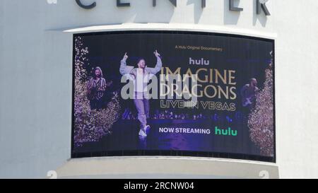 Los Angeles, Californie, USA 15 juillet 2023 imagine Dragons Live in Vegas Billboard le 15 juillet 2023 à Los Angeles, Californie, USA. Photo de Barry King/Alamy stock photo Banque D'Images