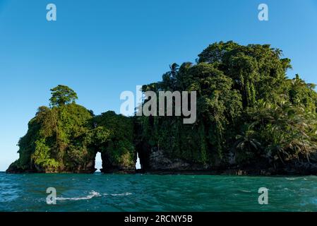Île aux oiseaux (Isla Pajaro) Bocas del Toro, Panama - stock photo Banque D'Images