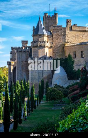 Palacio Real de Olite, Navarre, Espagne Banque D'Images