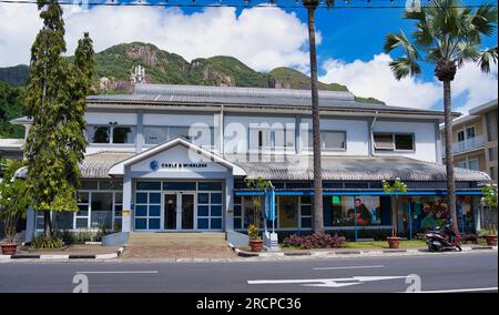 Mahe Seychelles 16.07.2023 entreprise de télécommunications par câble et sans fil, ouvre en 1893, située au coeur de la ville Victoria, Mahé Seychelles Banque D'Images