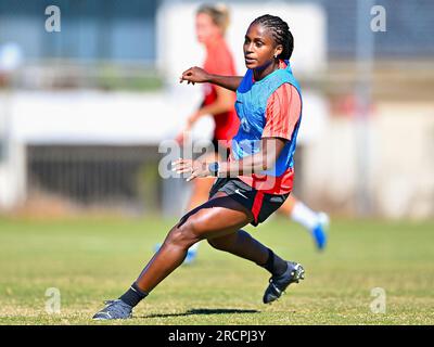 NICHELLE PRINCE du Canada lors d'une séance d'entraînement pendant leur pré-camp avant la coupe du monde féminine. (Kyoko Kurihara/SPP) crédit : SPP Sport Press photo. /Alamy Live News Banque D'Images