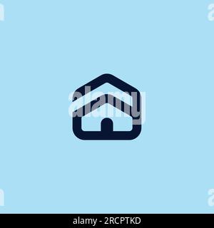 Design de logo de la lettre A Home. Logo Immobilier Illustration de Vecteur