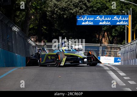 Rome, Italie 16 2023 juillet – Formule E Hankook Rome E-Prix, séance de qualification. Nico Mueller (51) (CHE) équipe Abt Cupra en action sur circuit. Crédit photo : Fabio Pagani/Alamy Live News Banque D'Images