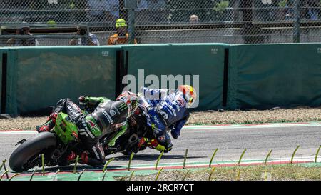 Imola, Italie. 16 juillet 2023. Course 2, World Superbike - SBK à Imola, Italie, juillet 16 2023 crédit : Agence de photo indépendante/Alamy Live News Banque D'Images