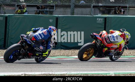 Imola, Italie. 16 juillet 2023. Course 2, World Superbike - SBK à Imola, Italie, juillet 16 2023 crédit : Agence de photo indépendante/Alamy Live News Banque D'Images