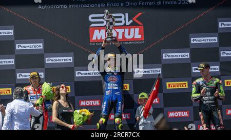 Imola, Italie. 16 juillet 2023. Course 2, World Superbike - SBK à Imola, Italie, juillet 16 2023 crédit : Agence de photo indépendante/Alamy Live News Banque D'Images