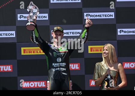 Imola, Italie. 16 juillet 2023. Course 2, World Superbike - SBK à Imola, Italie, juillet 16 2023 crédit : Agence de photo indépendante/Alamy Live News Banque D'Images