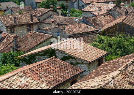 Italie Vénétie le village de Soller Banque D'Images