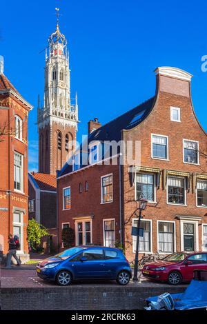 Bakenessergacht, Haarlem, Hollande du Nord, pays-Bas, Banque D'Images